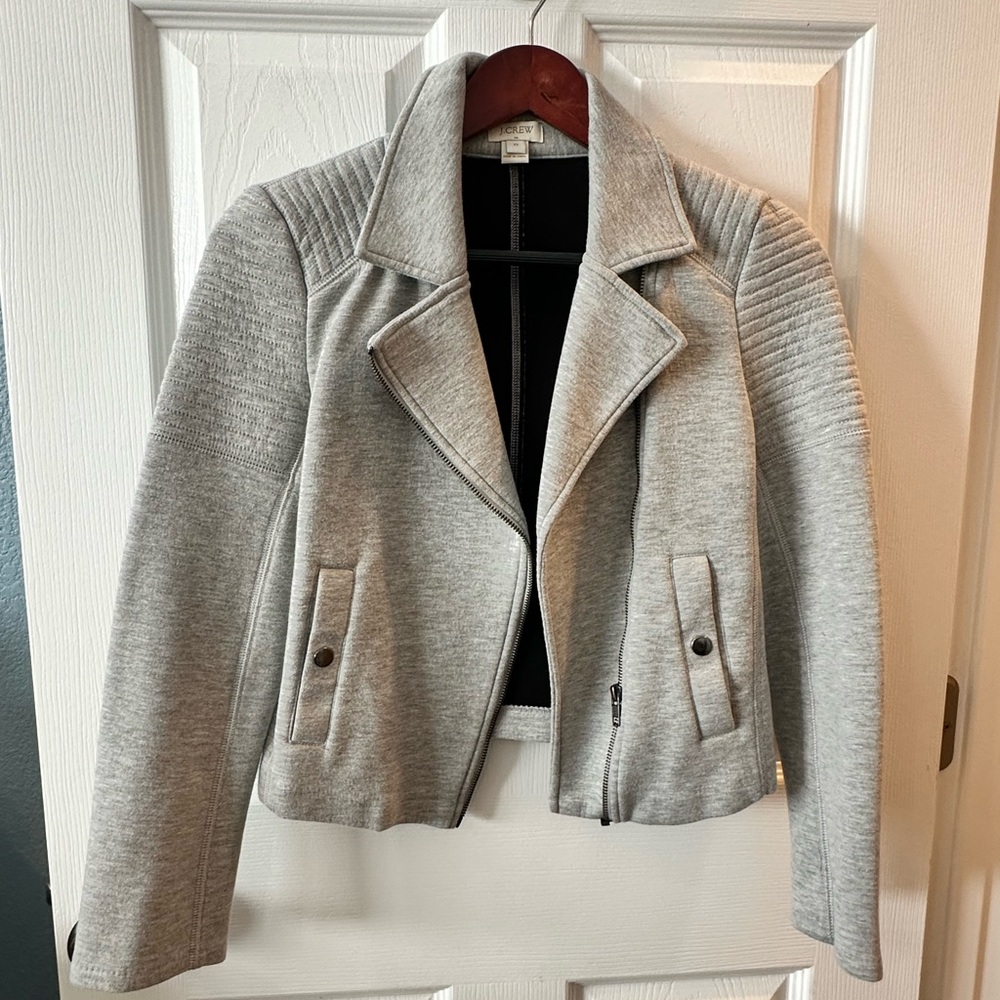 Jcrew Factory grey moto jacket - size XS
